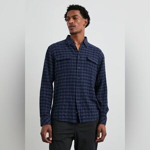 Rails Blue Jay Royal Plaid Long Sleeve Shirt Men’s XL